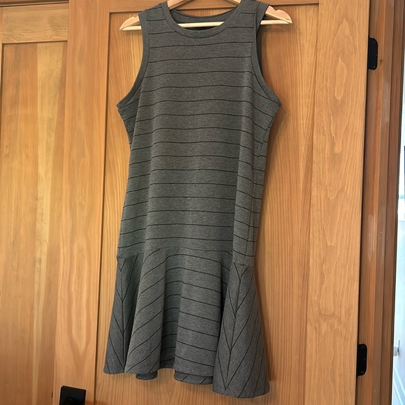 Beautiful fit - dark grey and navy dress Size M - Picture 1 of 4